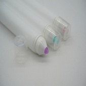plastic tube container with special noozle and cap new design