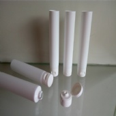Chinese Supplier Cosmetic Plastic White Tube With Flip Top Cap