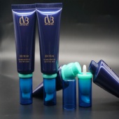Plastic Tube Packaging With Airless Pump Cap For BB Cream