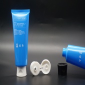 Popular Cosmetic Laminated Milk Wash Tube With Special Flip Top Cap