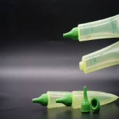 Hotel Whosale Price Transparent Plastic Tube With Nozzle Caps
