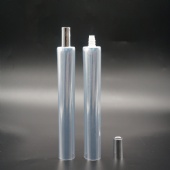 New Mold Coating Aluminum Laminated Oval Silver Tube With Screw Cap
