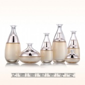 High Quality Perfume Cosmetic Clear Glass Dropper Bottle With Fine Mist Sprayer and Pump