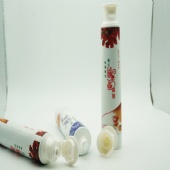 Empty Aluminum Laminated Toothpaste Tube Packaging With Flip Top Cap