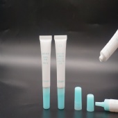 19mm diameter Plastic Empty Cream Tube Packaging With New Nozzle Cap