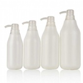 300ml Empty Airless Pump PE Milk Bottle For Shampoo Shower Gel
