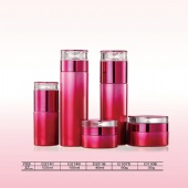 90ml/100ml/110ml Airless Pump Glass Cosmetic Bottle With Aluminum Gold Lid