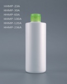 White Empty Custom Made Cosmetic Packaging Bottles With Flip-top Cap