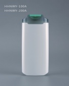 Custom Made Flat Empty Cosmetic Packaging Bottles With Double Color Cap