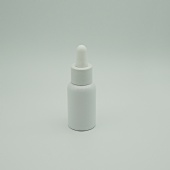 Factory price 30ml white plastic dropper bottle for liquid package cosmetic bottle