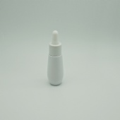 30ml empty white plastic cosmetic dropper bottle for eliquid/essential oil package