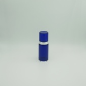 Hot selling blue acrylic 35ml cosmetic airless lotion pump bottle cosmetic packaging